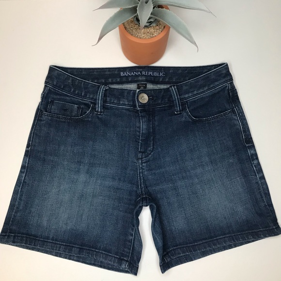 Banana Republic 98% Cotton Women’s Jean Shorts 25 - Picture 5 of 16